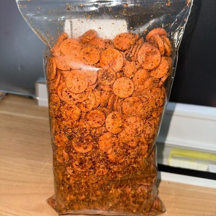 

FF KERIPIK SOSIS GORENG PEDAS CIKRUH 200gr Food Snacks