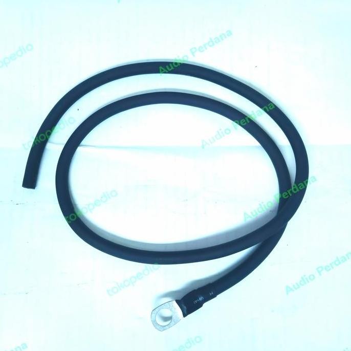 siap kirim kabel ground 4 awg momentum 100cm + skun ring 12mm kabel ground mobil
