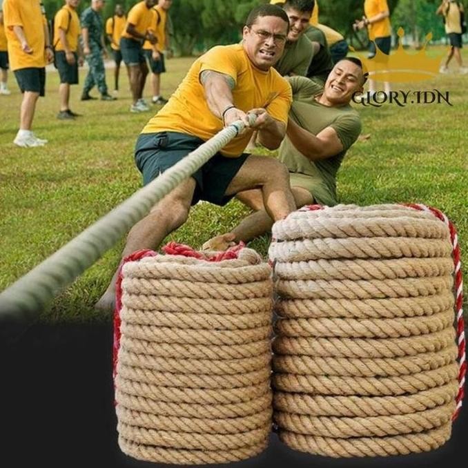 

Tali Tambang Besar 16-30Mm Per Roll Rami Goni Panjang 50 Meter / Tali Manila / Tali Dadung / Tali Tarik Tambang / Tali Pengikat Barang / Tali Kuat Tahan Lama / Tali Dekorasi - 16 Mm 1 Roll Co