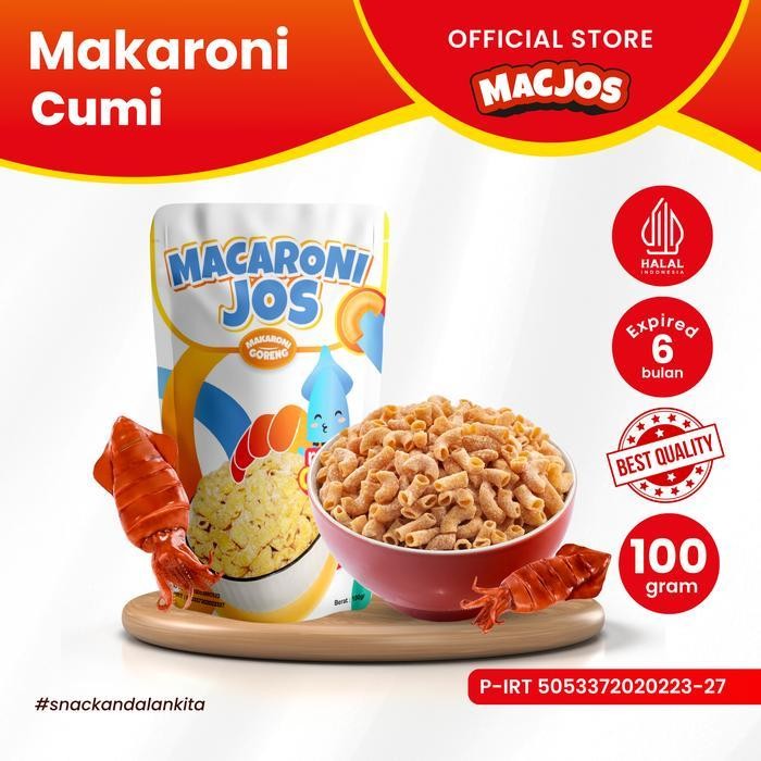 

FF MACARONI JOS Cemilan Makaroni - Snack Isi 100gr Beli 4 Hemat Banyak