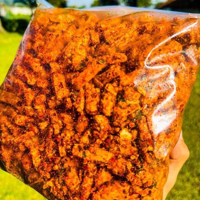 

FF (FLASH SALE) BASRENG PEDAS DAUN JERUK 1kg Spices cemilan basreng