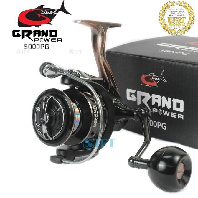 Reel G-TECH GRAND POWER SW 3000 sd 6000 PG | Power Handle SaltWater Metal Body | Sungai Pasiran Laut