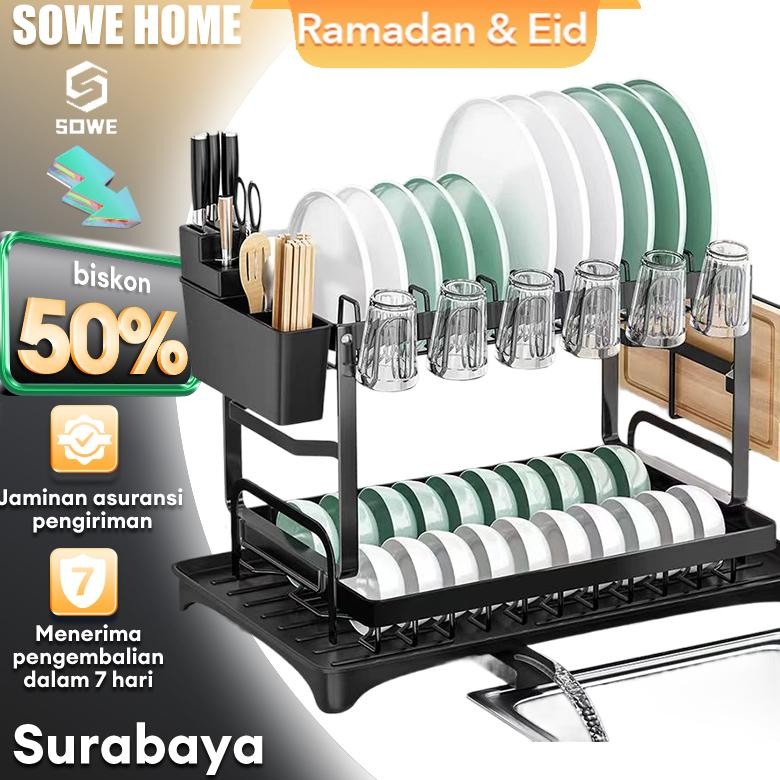 Rak Piring Stainless Rak Piring Wastafel Stainless Rak Wastafel Cuci Piring Stainless Rak Pengering 