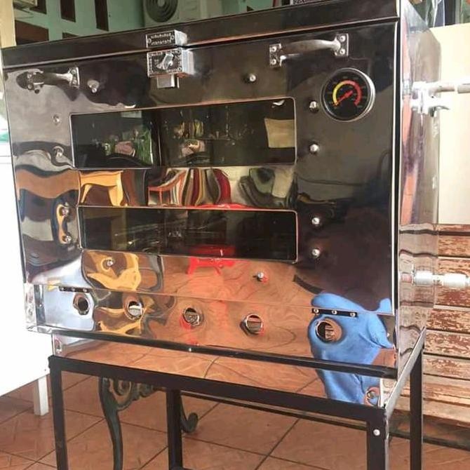 PROMO oven gas stainless 60x40