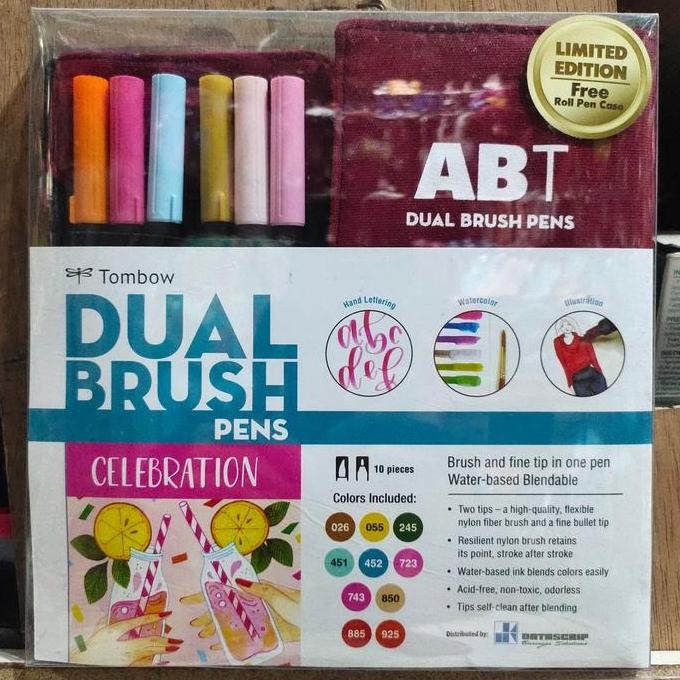 

tombow dual brush pen 10 set