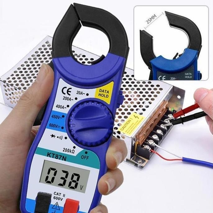 Digital Clamp Meter Ac Dc (Tang Ampere Multimeter Dc)