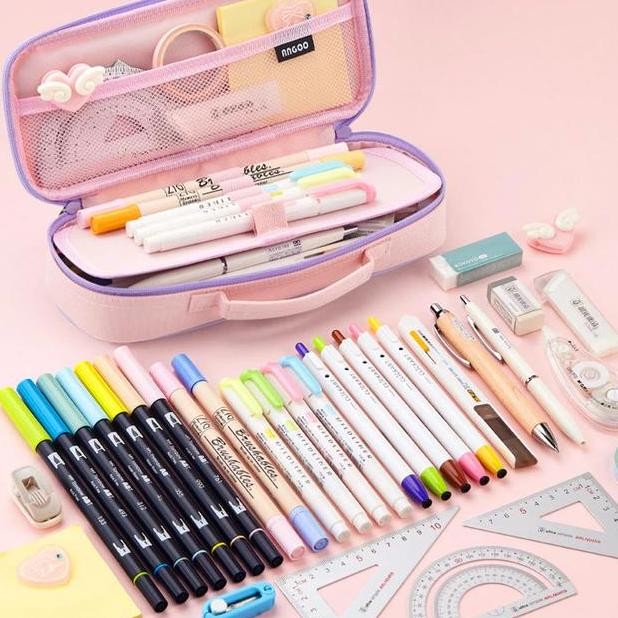 

Tempat sil Angoo dreang set Handbag Style cil Case Hand