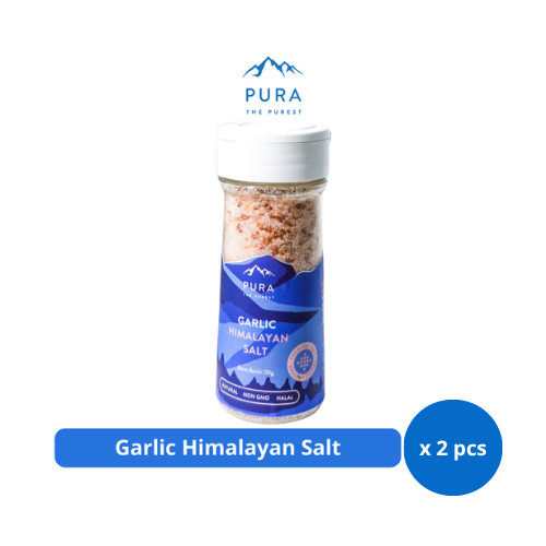 

PURA Garlic Himalayan Salt 125gr x 2 pcs