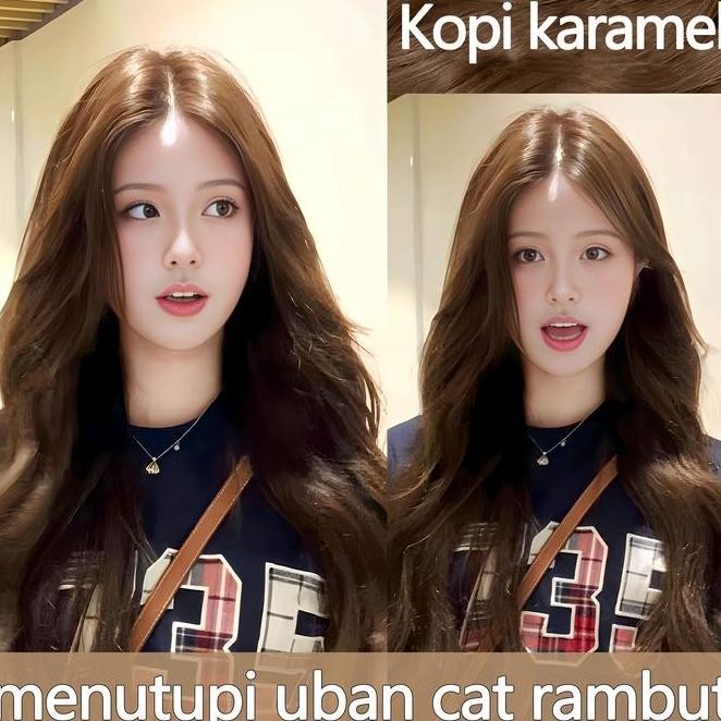 Terbaru Bahan Terbaru Kopi Karamel Cat Rambut 200Ml Bahan Upgraded Warna Tahan LamaCat Rambut,Hair C