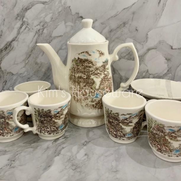 Teko set/Cangkir set Nakato timbul 12pcs