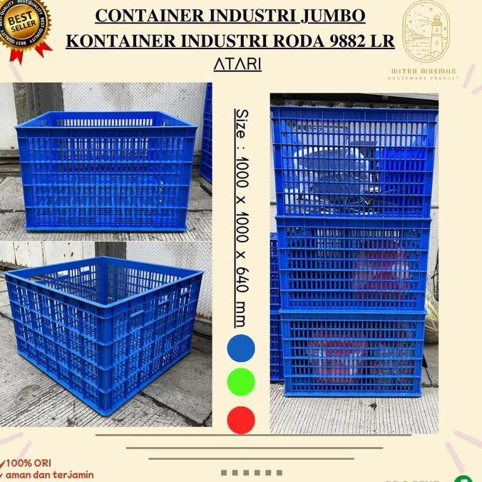 Atari - Container Box Industri 9882 Lr Roda / Kontainer Industri Roda Co
