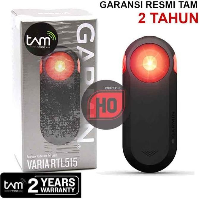 Garmin VARIA RTL515 Rearview Radar and Tail Lht - Radar Spion Lampu