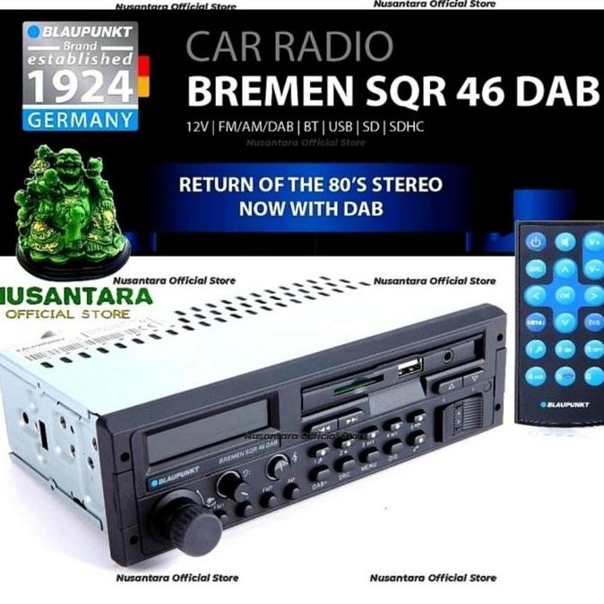 (CLASSIC MODEL) BLAUPUNKT BREMEN SQR 46 DAB SINGLE DIN HEAD UNIT Car Bluetooth