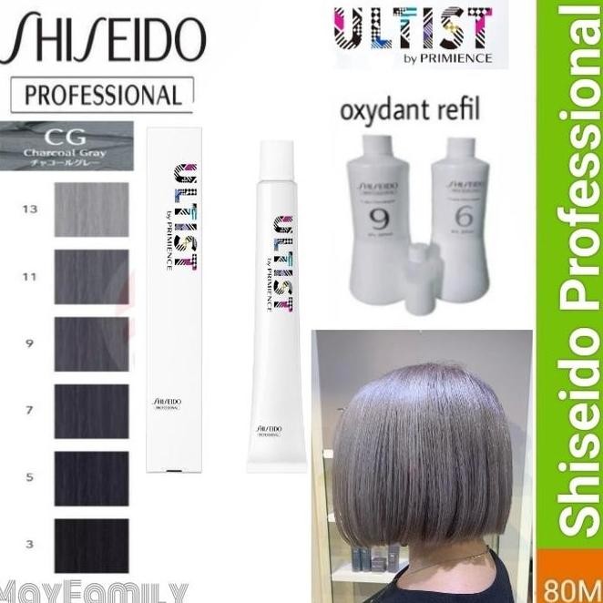 Promo Cat Rambut Shiseido Ultist Cg Charcoal Gray Hair Color Shiseido Ultist Ready