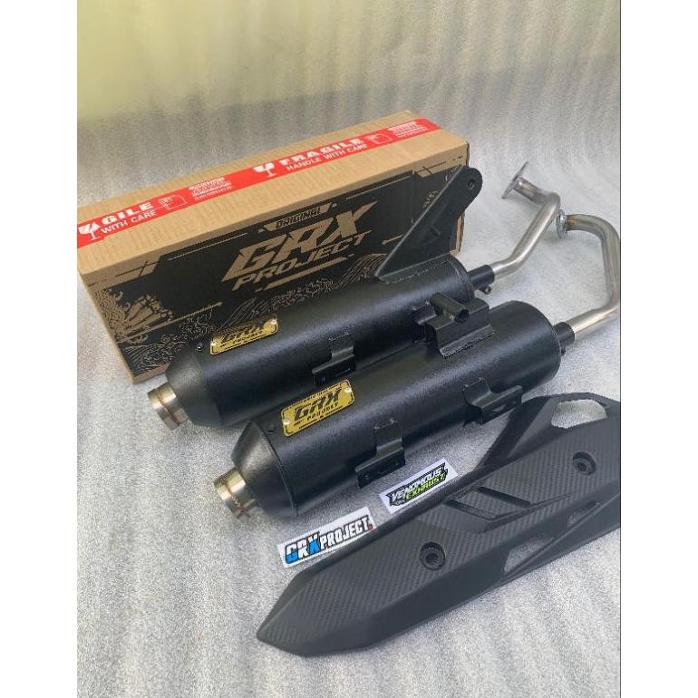 KNALPOT STANDAR RACING GRX PROJECT PNP All Matic Honda Yamaha, SarTeng & SarBorr Kualitas Premium