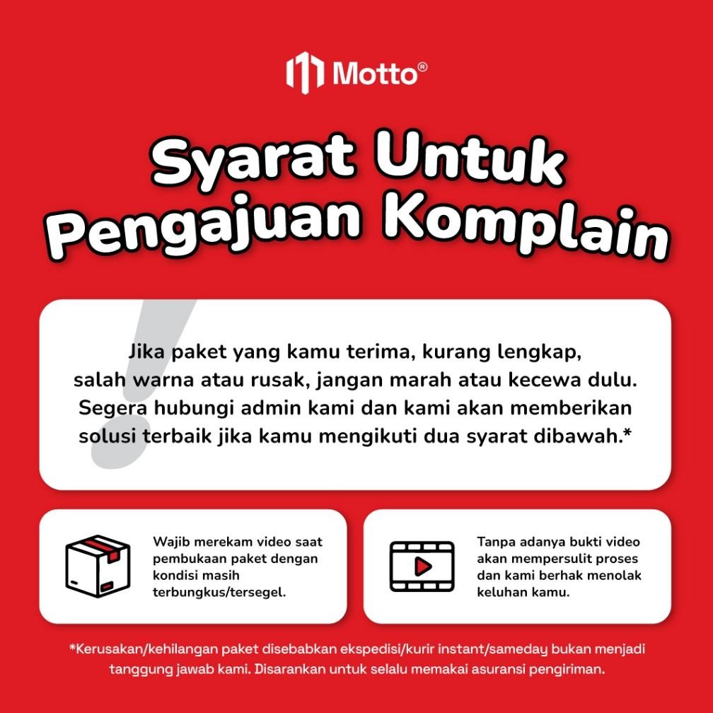 

Lakban Online Shop Toko Shopee Warna Putih 48Mm X 80 Yard Putih - 1 Slop Isi 6 Pcs/Roll - Motto Tape