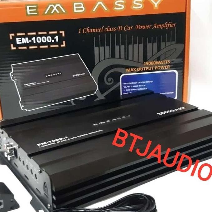 POWER MONOBLOK EMBASSY EM-1.1 CLASS D (RESMI BNIB EMBASSY)
