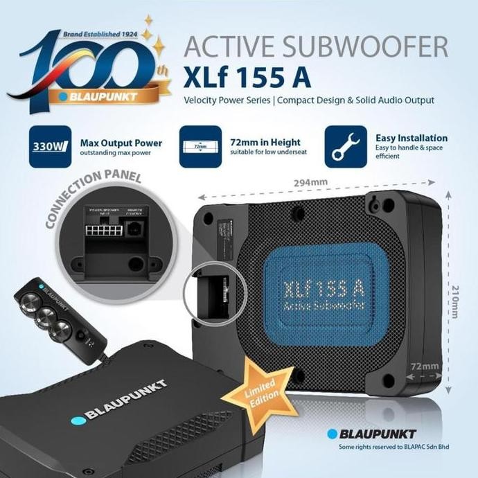Subwoofer Aktip Blaupunkt XLF 155 A New