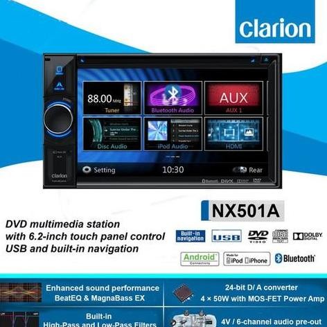CLARION NX501A Headunit Double din