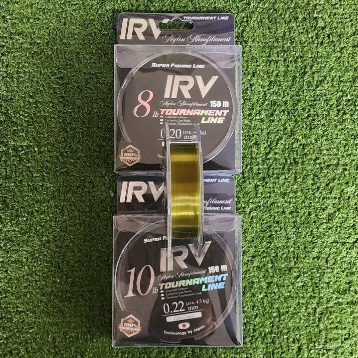 Senar Irv Tournament Ukuran 0.15 0.18 0.20 0.22 0.25 0.28 0.30 150M Warna O Green.1Pcs Irvan Ikan