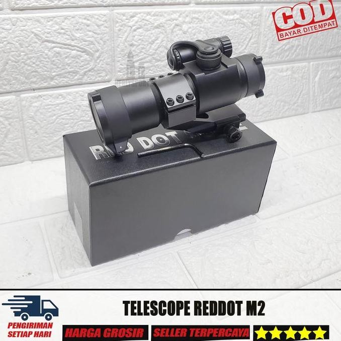 TELESCOPE REDOT M2 RED DOT M2 TELESKOP PASER IKAN REDDOT M2 SCOPE M2 ORIGINAL DAN TERPERCAYA