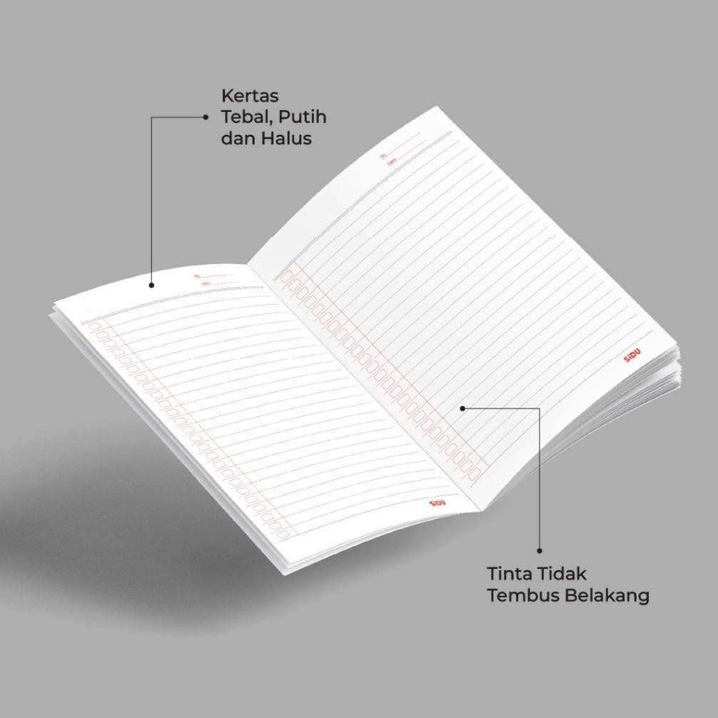 

SiDU Buku Tulis Kraft Cover Coklat 40 Lembar - SDU EB 40 Kraft