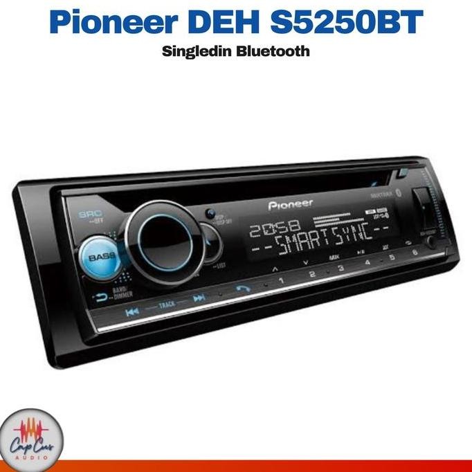 TAPE MOBIL AUDIO PIONEER DEH-S5250BT BLUETOOTH SINGLE DIN PIONEER