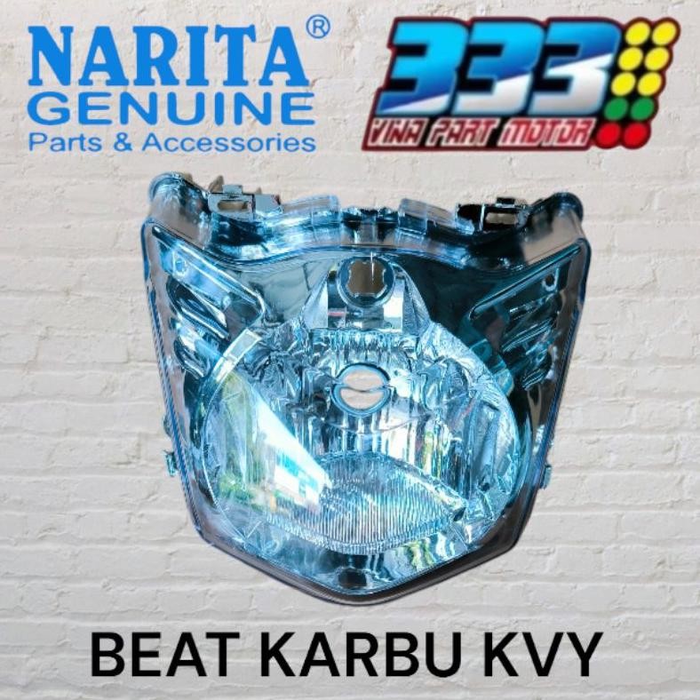 REFLEKTOR LAMPU DEPAN BEAT KARBU KVY LAMPU DEPAN BEAT KARBU