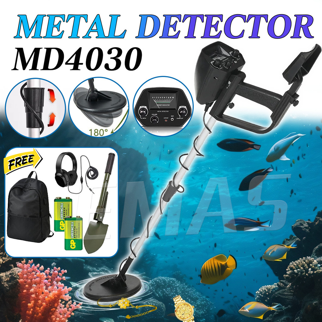 /COD/Underground Metal Gold Detector MD-4030  Detector Emas Logam  Metal Detektor  Logam Emas Pendet
