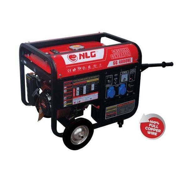 Nlg Genset Listrik Generator Bensin Set Nlg Gg-4000-Ne 2500 Watt New Stok