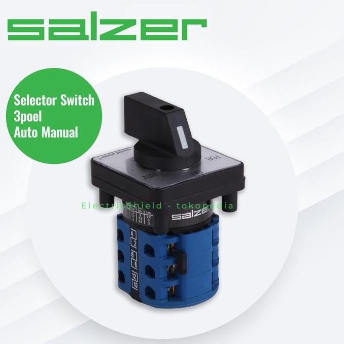 TERMURAH - Selector SWITCH 3pole auto manual SALZER
