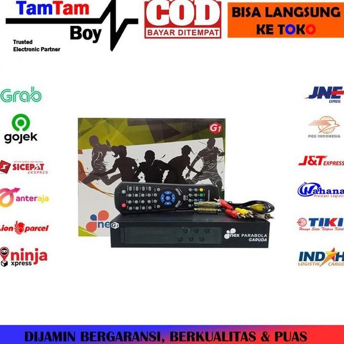 NEW Receiver Parabola Nex Parabola HD Garuda G1 Hijau Hybrid Lokal Lengkap