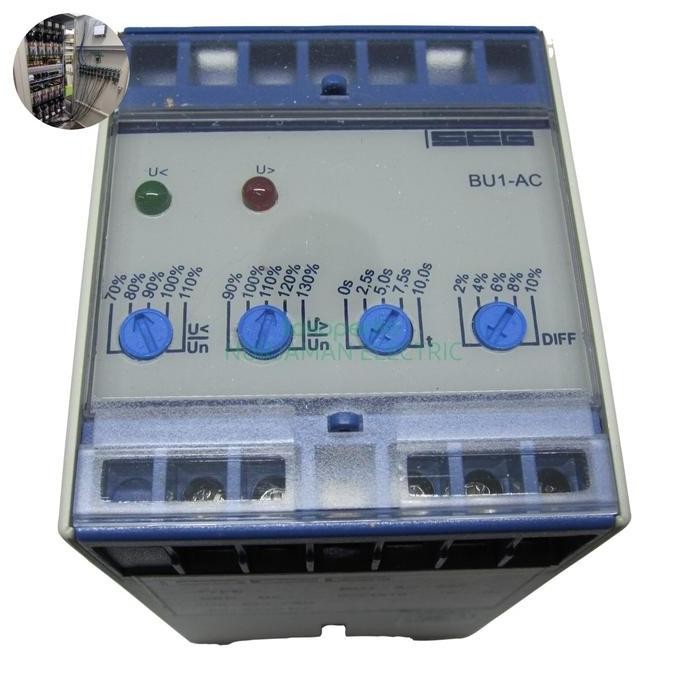BEBAS ONGKIR - AC Voltage Relay WOODWARD SEG BU1-AC 230VAC BU1AC