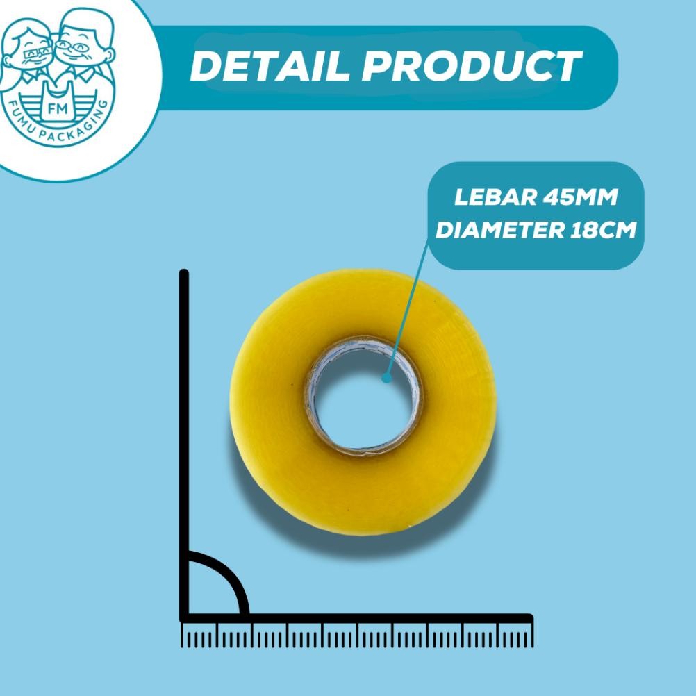 

Diskon Lakban Bening / Lakban 45 Mm X 500 Yard Solatip Premium Kuat Harga Termurah /500 Yard/Lakban Murah/Lakban Tebal Diskon