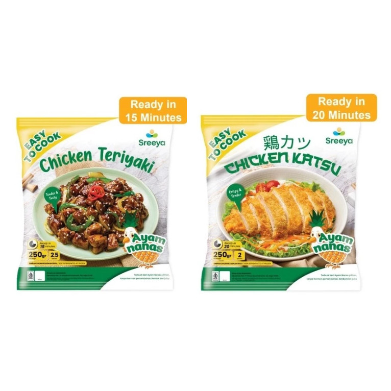 

SREEYA AYAM NANAS TERIYAKI / KATSU 250gr