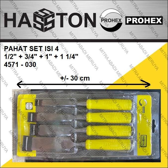 Pahat Set Tatah Set Pahat Kayu Wood Chisel Hasston 4571 030