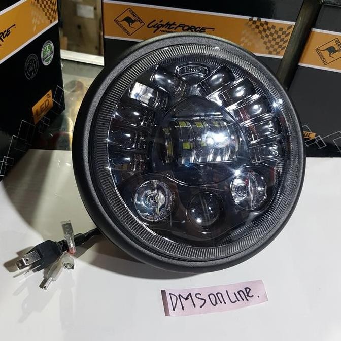 Daymaker 7 Inch + Batok, Lampu Led Daymaker Motor Terbaik
