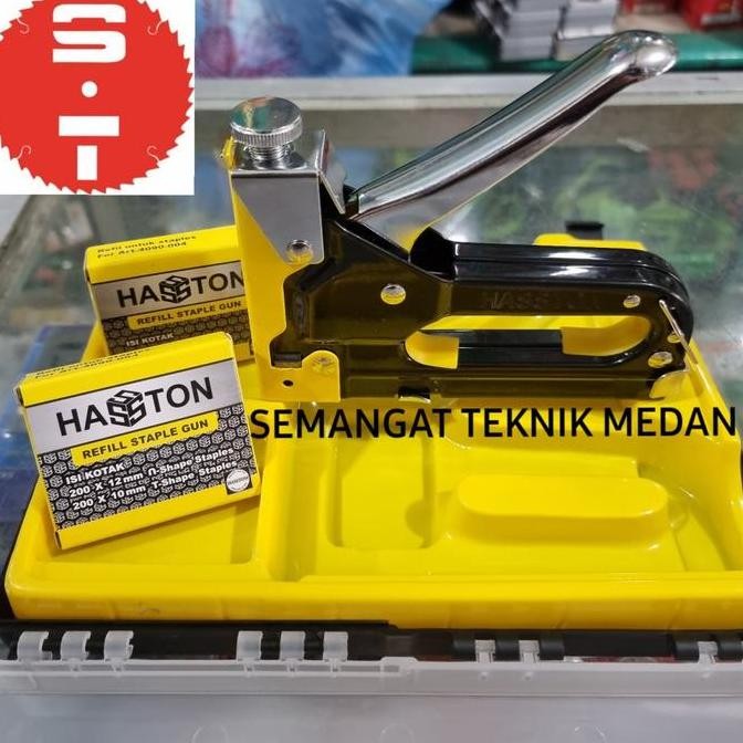 

Paku Staples Hekter Gun Tacker Tembak Manual Gun 3 In 1 Prohex Hasston Co