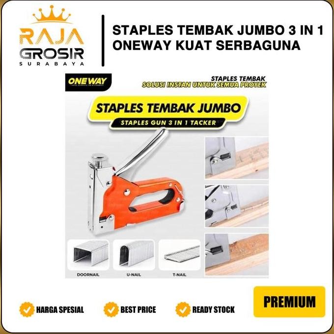 

Staples Gun Oneway Multifungsi 3 In 1 Alat Praktis Untuk Keperluan Rumah & Kerajinan Co