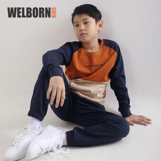 Welborn Kids Sweater Make It Better Anak
