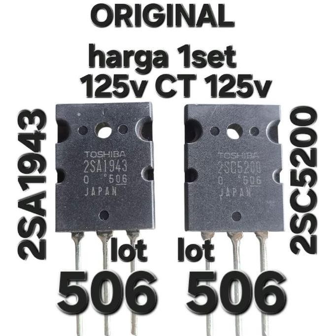C5200 A1943 LOT 313 308 100% ORIGINAL JAPAN JEPANG 2SC C 5200  ORI