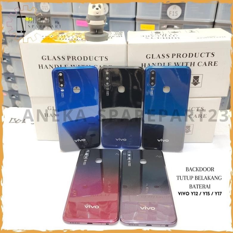 Terjangkau backcover backdoor VIVO Y12 / Y15 / Y17 2019 cover belakang tutup casing belakang tutup b
