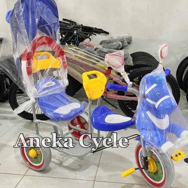 Sepeda Anak Roda Ta Family Kuda Boncengan Satu Musik