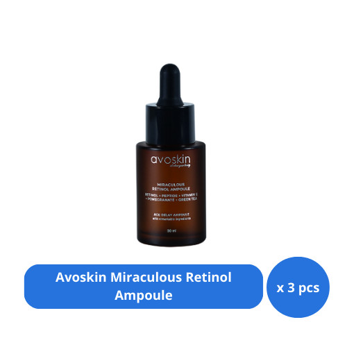 Avoskin Miraculous Retinol Ampoule 30ml x 3 pcs