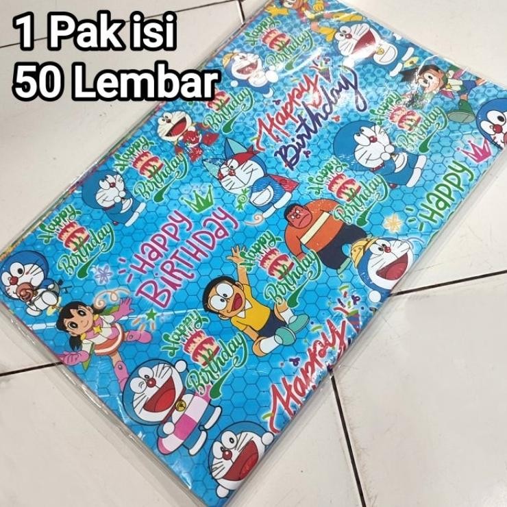 

1 Pak Kertas Kado Kiky Fancy Isi 50 Lembar