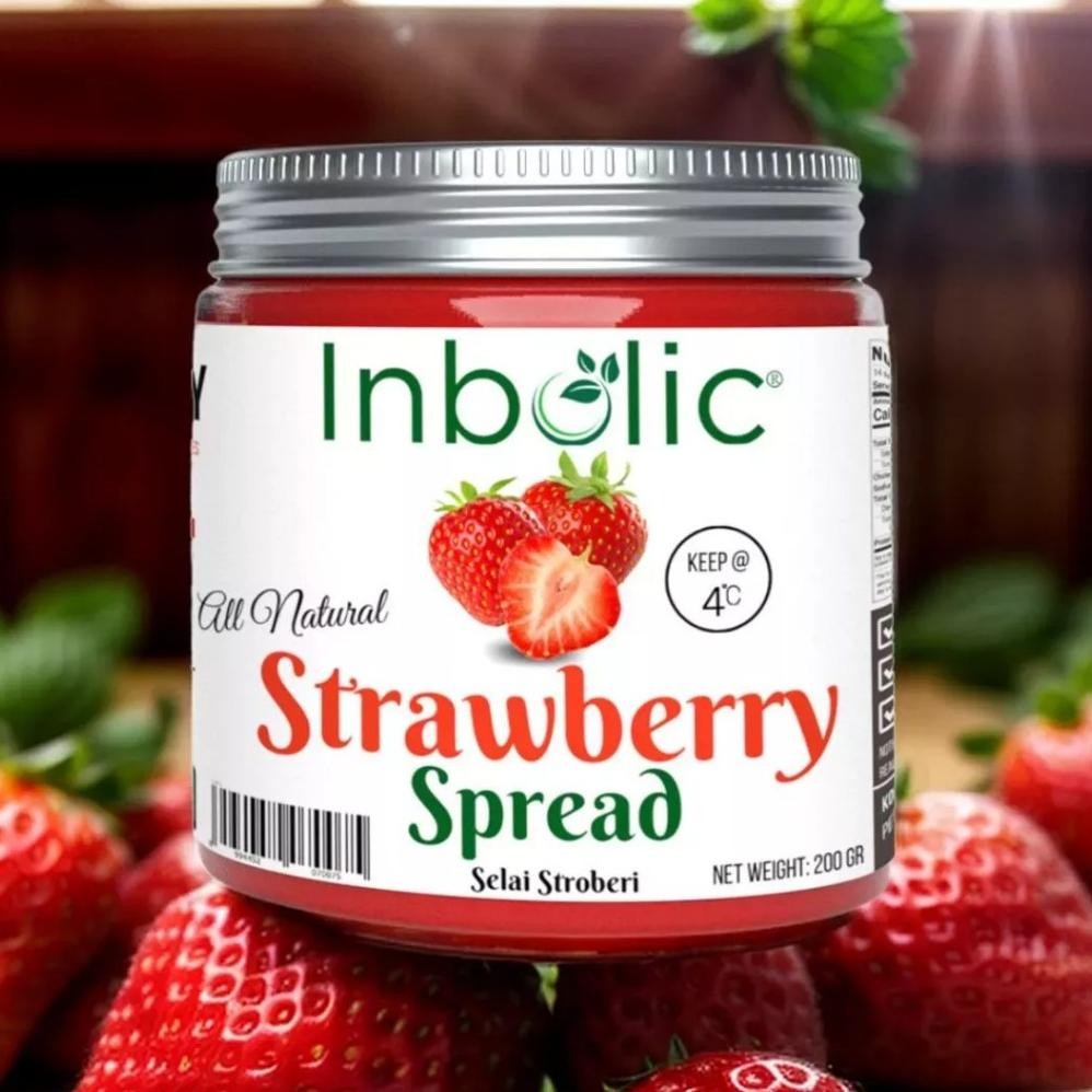 

Inbolic Strawberry Jams | No Added Sugar | Selai Strawberry Tanpa Tambahan Gula | Selai Sehat | Keto