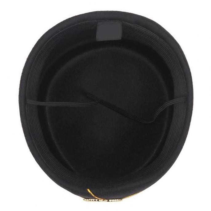 Topi Pramugari Wanita Topi Lolita Vintage Topi Seragam Biru/Merah Topi Pesta Topi Kerajaan Inggris U