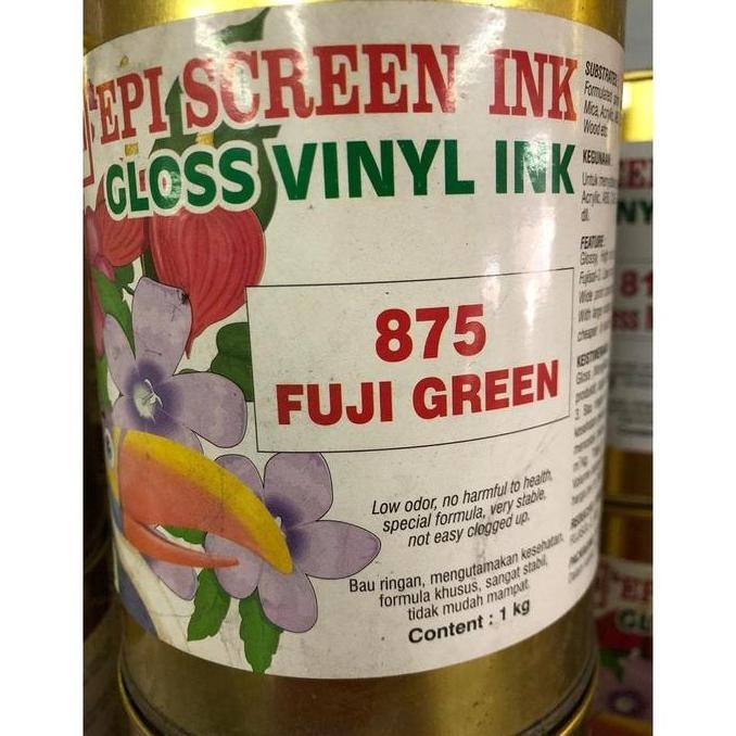 

Epi Screen 875 Fuji Green Cat Sablon Basis Minyak