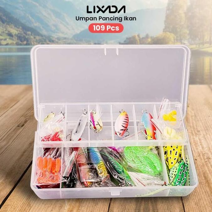 

Umpan Pancing Ikan Set Fishing Bait Kit 109Pcs - Dws250-A