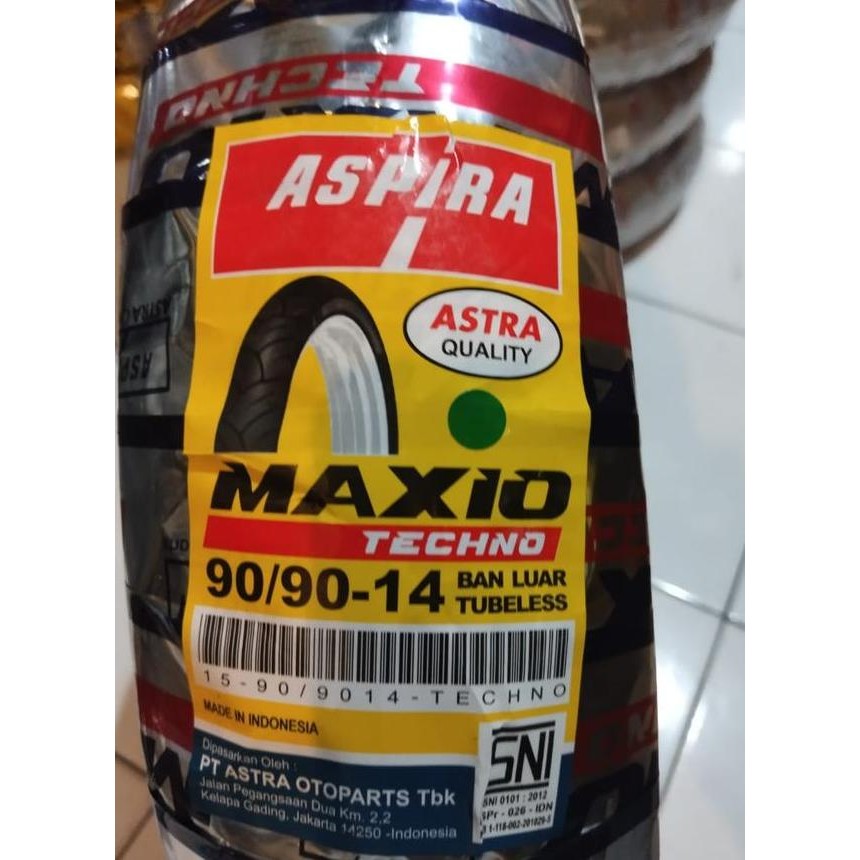 Ban Aspira 809014 909014 Maxio Techno Beat Mio Vario Tubeless